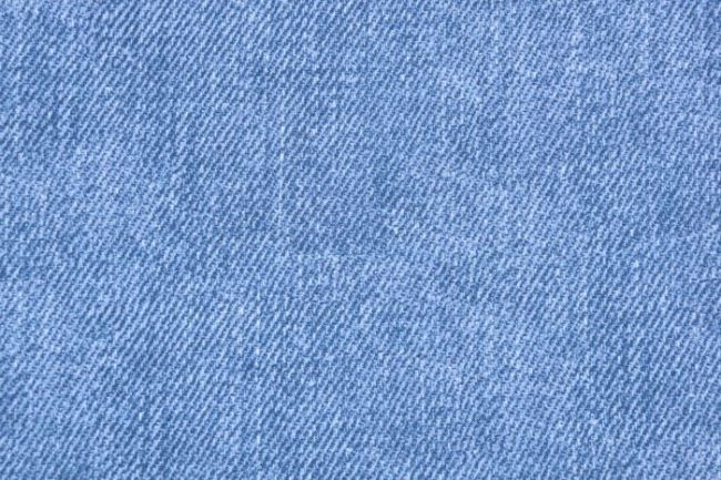 Teplákovina French Terry s modrým džínsovým vzhľadom 133874.0014