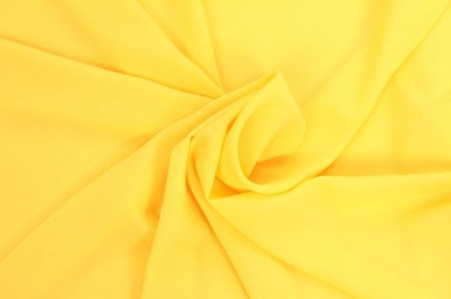 Krepšifón v žltej farbe 03956/035