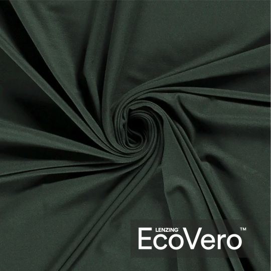 Viskózová teplákovina Eco Vero vo fľaškovo zelenej 18501/024