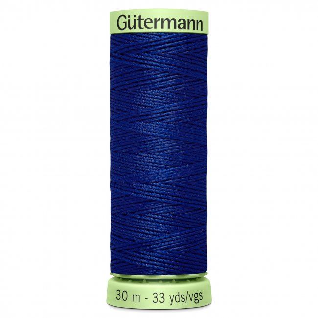 Extra silná šijacia niť Gütermann v sýto modrej farbe J-232