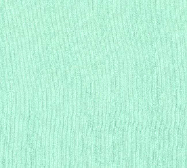 Blúzkovina v mentolovej farbe s plastickým vzorom jemné prúžky 17020/021