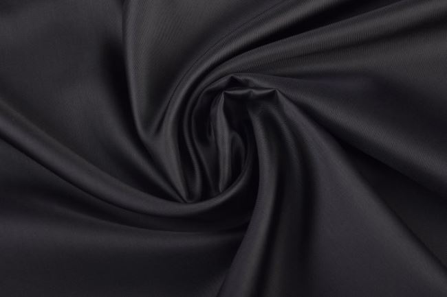Podšívka polyesterová v čiernej farbe 0023/891