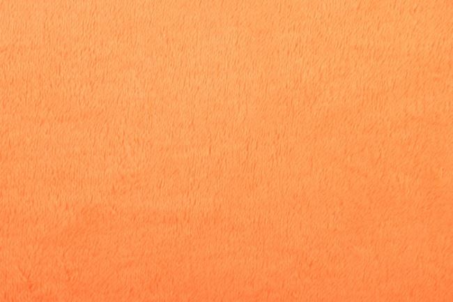 Fleece s chlpom v oranžovej farbe 10155/036