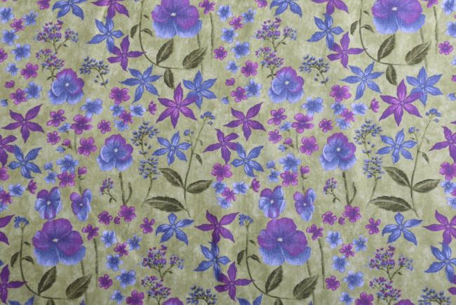 Americká bavlna na patchwork z kolekcie Violet Hill od Holly Taylor 682311