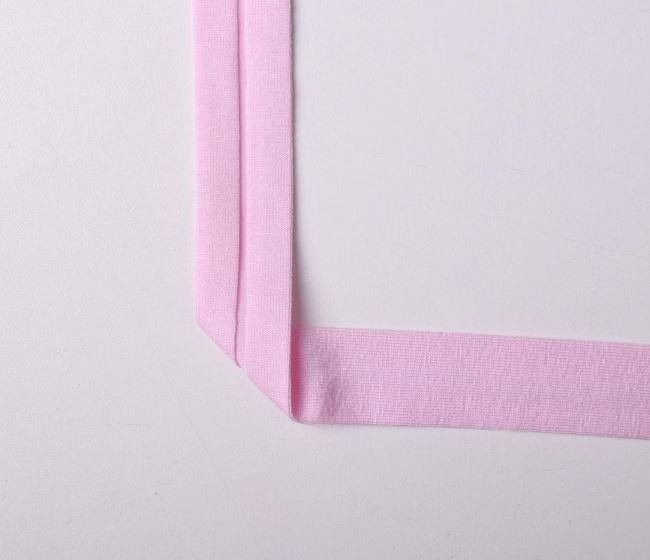 Viskózový lemovací prúžok v ružovej farbe - 3 m 3DOKI011