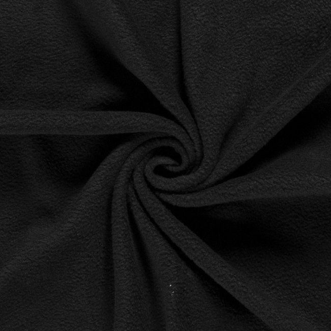 Fleece v čiernej farbe 09111/069