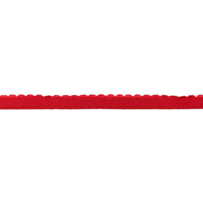 Lemovacia guma s čipkou v červenej farbe 33093