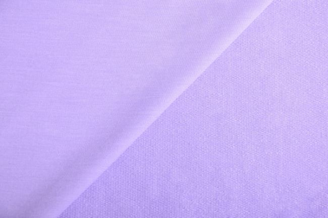Bambusová teplákovina French Terry v lila farbe 0901/816