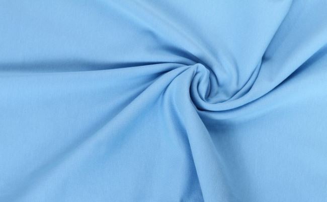 Bavlnený úplet v modrej farbe 05438/002