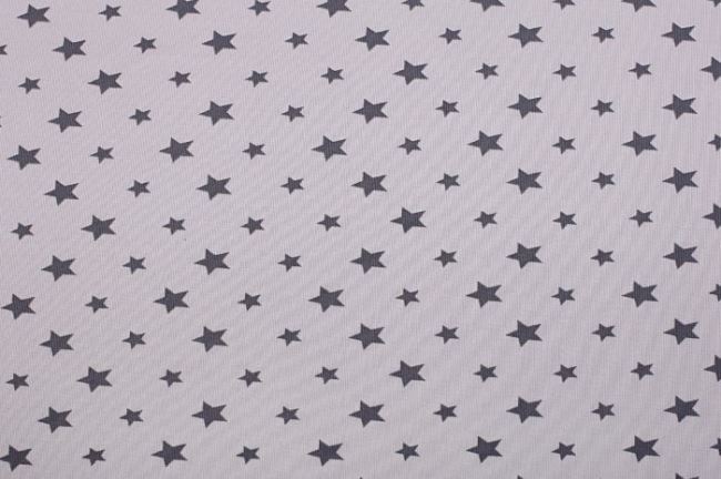 Bavlnený úplet v šedej farbe s hviezdičkami 08006/163