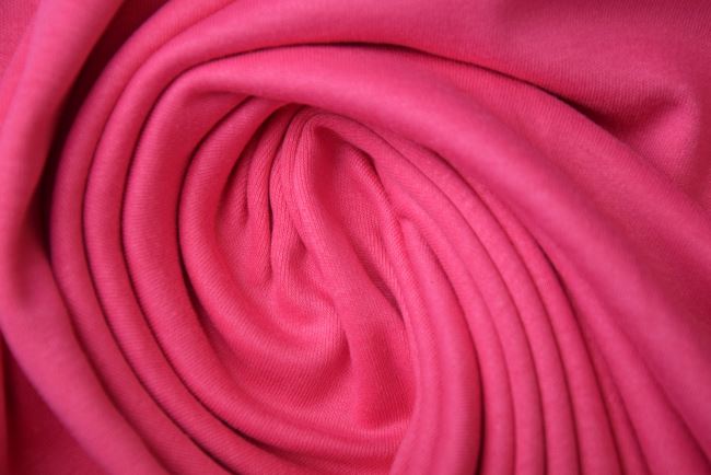Bavlnený úplet v ružovej farbe PAR214