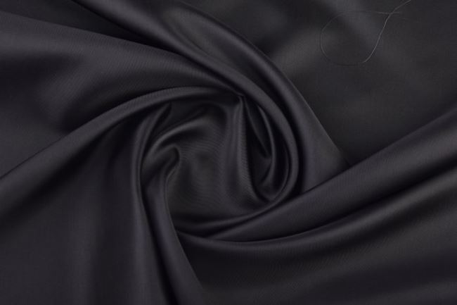 Podšívka polyesterová v čiernej farbe 0255/891