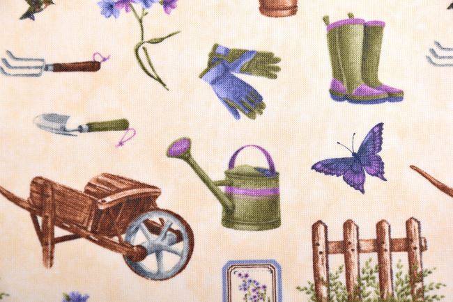 Americká bavlna na patchwork z kolekcie Violet Hill od Holly Taylor 682117