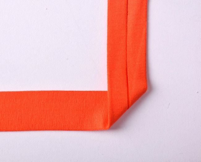 Viskózový lemovací prúžok v oranžovej farbe DOKI935