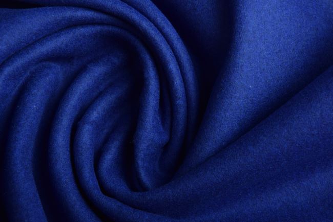 Bavlnený flanel vo farbe kráľovská modrá 44548