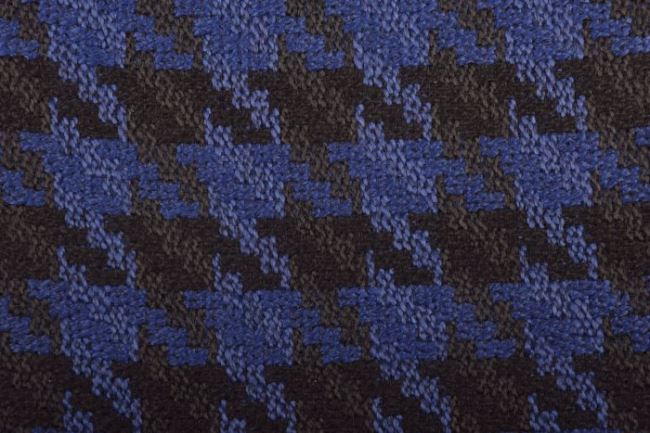 Kabátová látka s tkaným vzorom kohútia stopy 12353/007